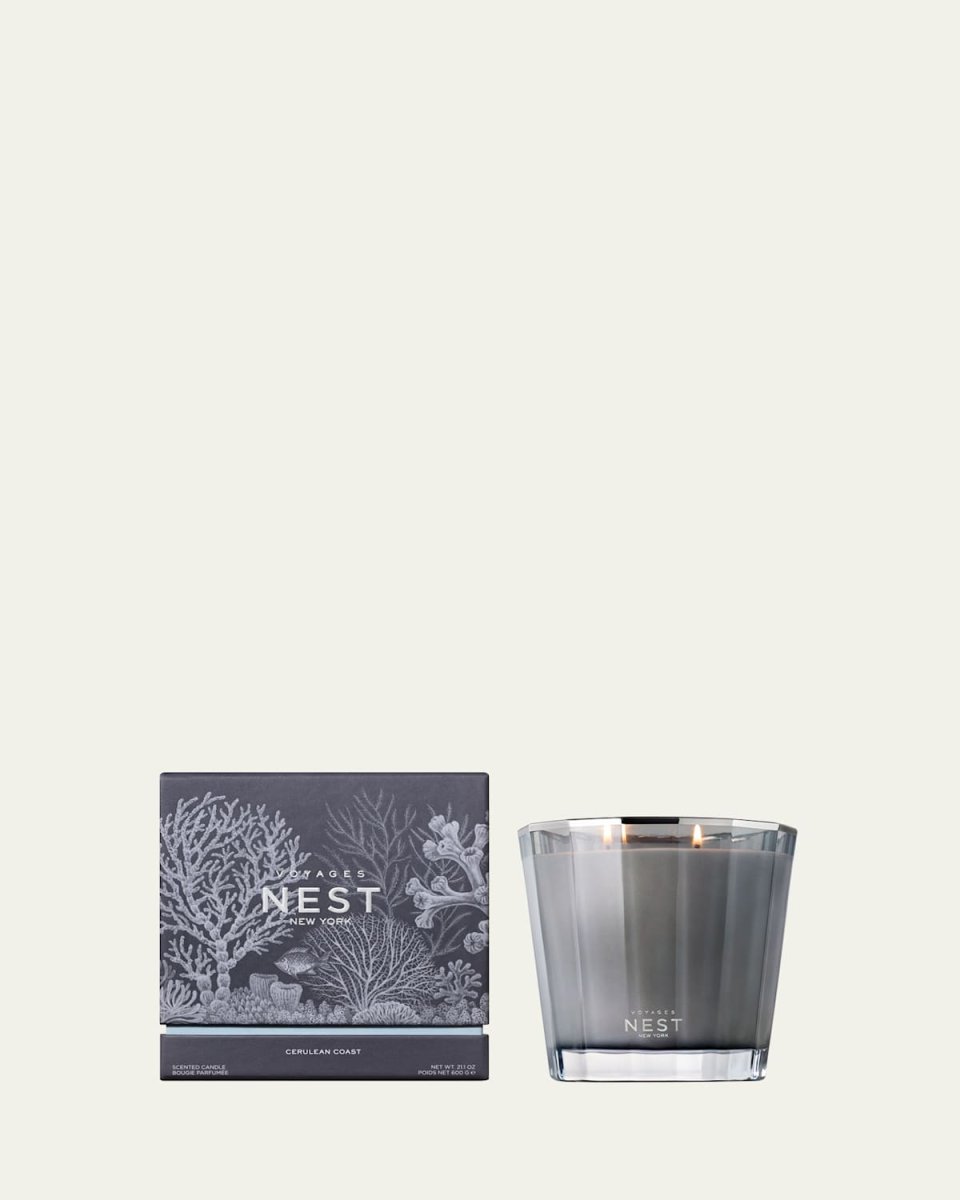 Cerulean Coast Voyages Candle, 21.1 oz.